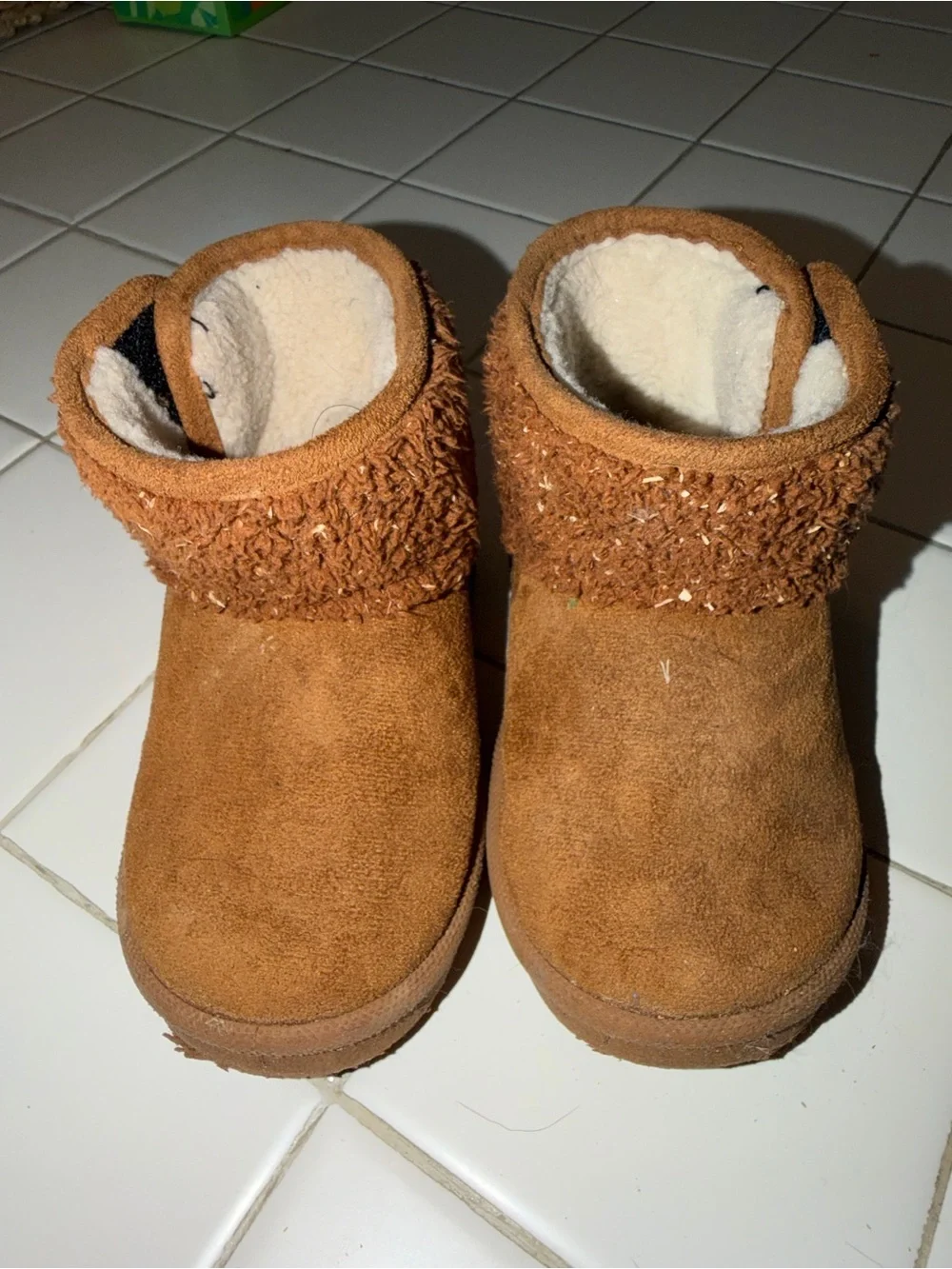 Kids Ankle Boots toddler winter warm furry shoes holiday casual outdoor travel